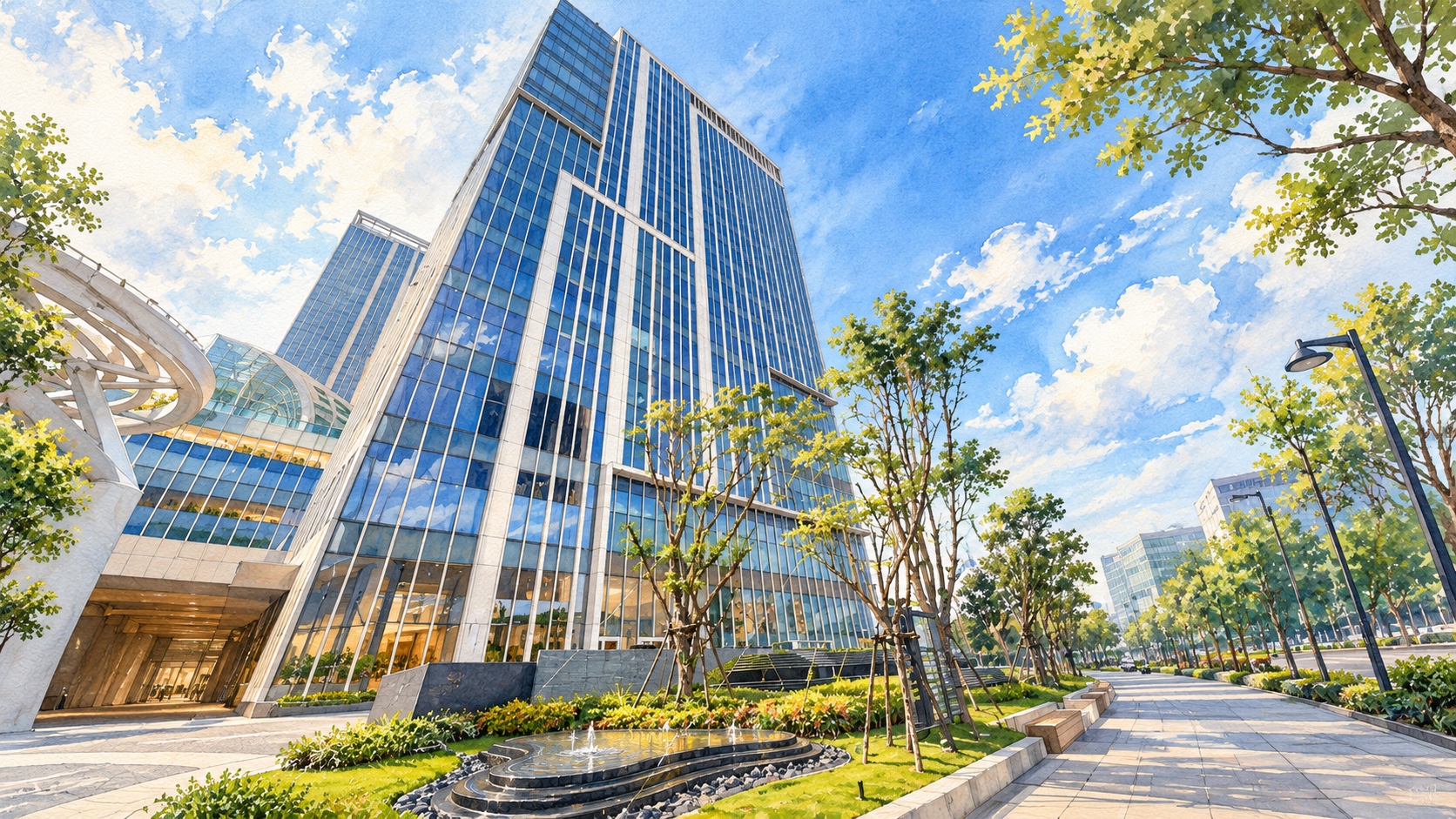 台北漢來大飯店 GRAND HILAI TAIPEI 插畫 illustration