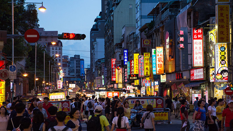 寧夏夜市 Ningxia Night Market 插畫 illustration