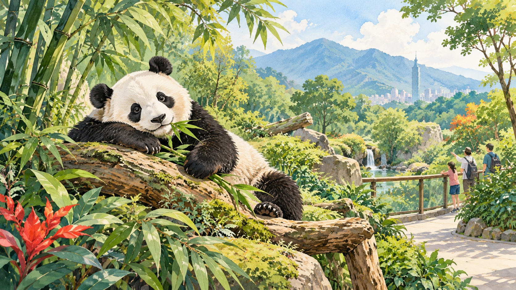 臺北市立動物園 Taipei Zoo 插畫 illustration